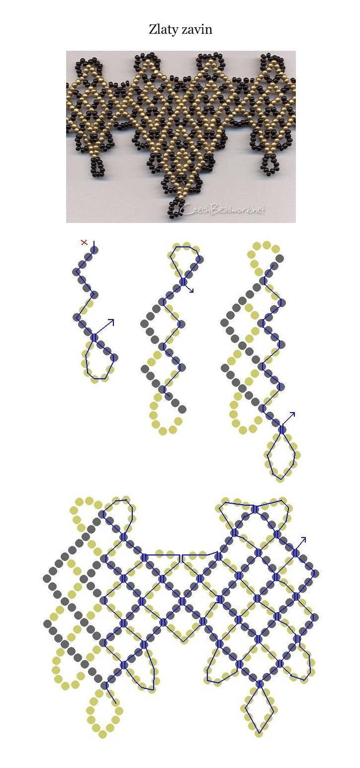 Beaded jewellry – Some simple beaded patterns